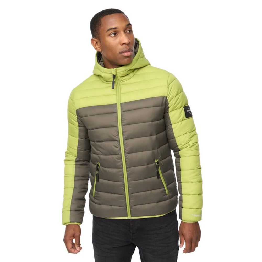 Crosshatch Mens Velopment Jacket / Green